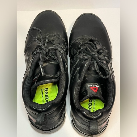 Reebok Sublite Cushion Work - RB4142 Men's Athletic Mid Cut - Black - Picture 6 of 16
